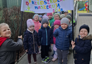 Udział w konkursie Bielańskie przedszkolaki maszerują