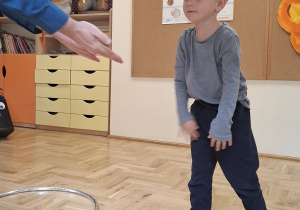 Chłopiec z naszej grupy pomocnikiem Otto Cyrkowca