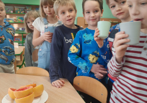 zajęcia z planu,, Profesor Animka na tropie zaginionych składników odżywczych" poznajemy grejpfruta