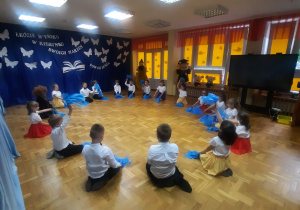 Występ na zakończenie edukacji przedszkolnej