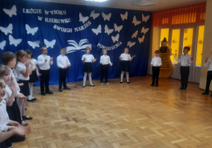 Występ na zakończenie edukacji przedszkolnej