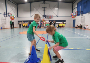 Dzieci podczas Przedszkolimpiady.