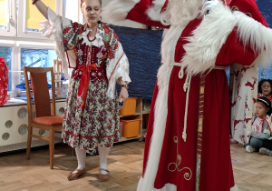 Wizyta Świętego Mikołaja w przedszkolu